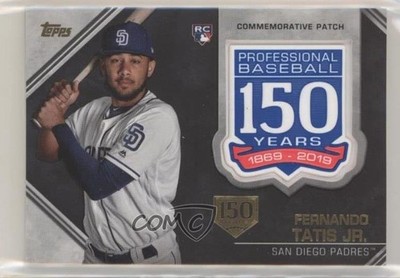 2019 Update Manufactured 150th Anniversary Fernando Tatis Jr Rookie Patch RC 3h1