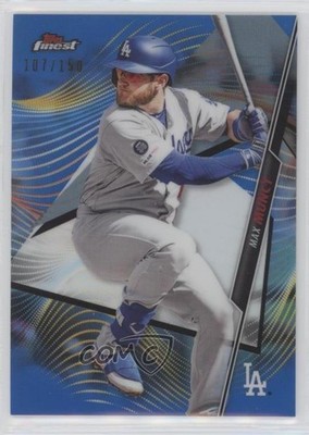 2020 Topps Finest Blue Refractor 107/150 Max Muncy #29 nh0