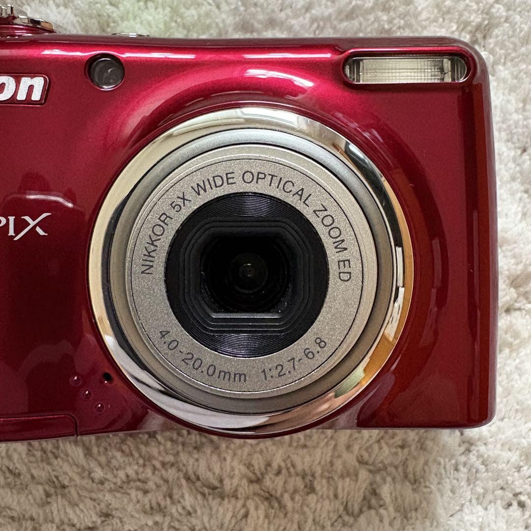 美品【動作品】Nikon ニコン COOLPIX L23 レトロコンデジ レッド Working Product Nikon Coolpix L23 Retro Compact Digital Red