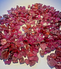 Ruby *rare* faceting rough gemstones Mozambique 296 Carats