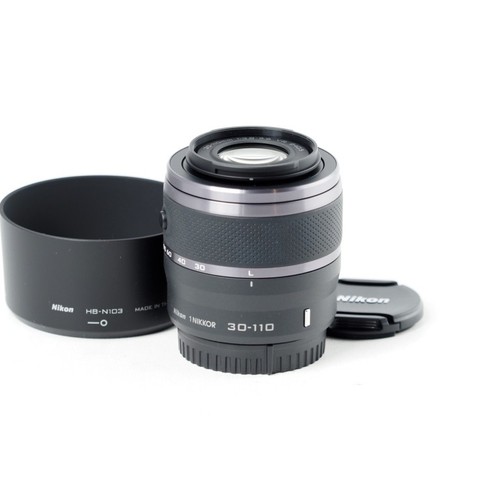 Nikon 1 nikkor 30-110mm f/3.8-5.6 VR Zoom Lens Black [Mint] #14654