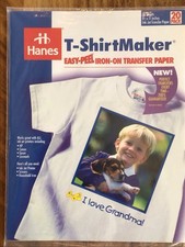 Inkjet Iron-on Heat Transfer Paper T-shirt 20 Sheets 8.5x11