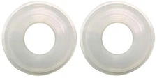 1" Sanitary Standard Tri-Clamp Gaskets Set of 2, Clear Silicone DR.COMPONENT 1" 