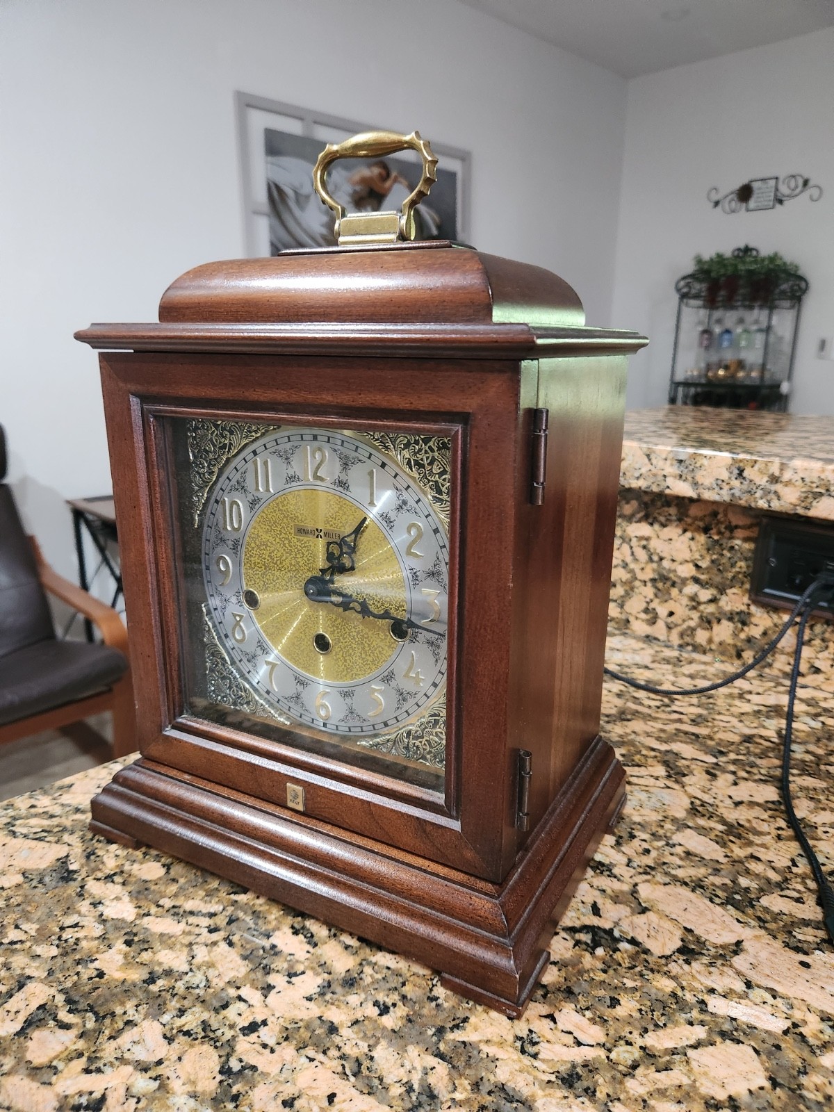 Vintage Howard Miller #612-429 Mantel Clock C1980 Tested !!!