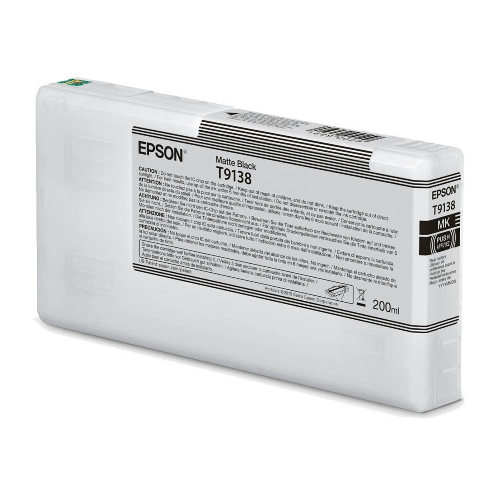 Epson T9138 Matte Black Ink Cartridge 200ml - Image 4