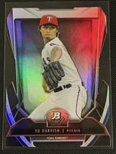 2013 BOWMAN PLATINUM YU DARVISH CUTTING EDGE STARS DIE CUT RANGERS