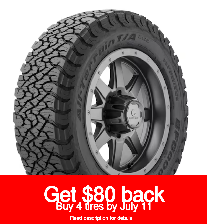 BFGOODRICH All-Terrain T/A KO3 LT295/65R20 129/126S 10 Ply 