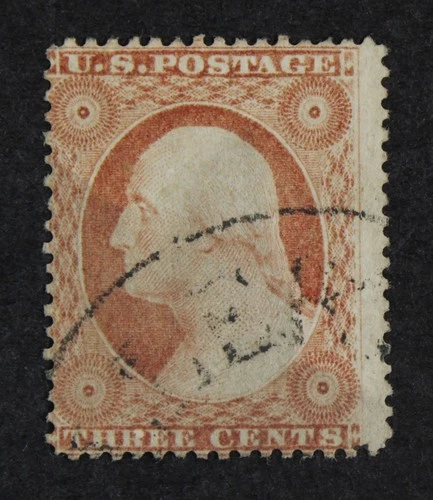 CKStamps: US Stamps Collection Scott#25 3c Washington Used