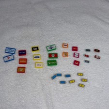 Monopoly Empire Gold Board Game Replacement Pieces Lot 2015 29 Billboard Tiles