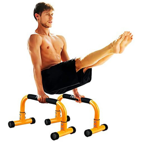 Barra Push Up, Barre Parallele per L-sit & Dip, Resistente No Oscillazione Parallela - Foto 1 di 7