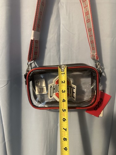 NWT Ohio State Buckeyes Team Clear Crossbody Bag - Picture 7 of 7