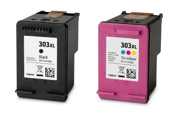 2 X Cartuchos COMPATIBLES HP 303XL Negro Color Envy Photo 6230 7130 7830 7220e