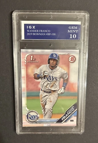 2019 Bowman Wander Franco 1st Bowman IGX 10 #BP100