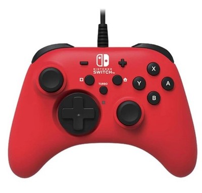 Hori Pad für Nintendo Switch NSW-155 Rot Nintendo Lizenz Kabelgebunden USB