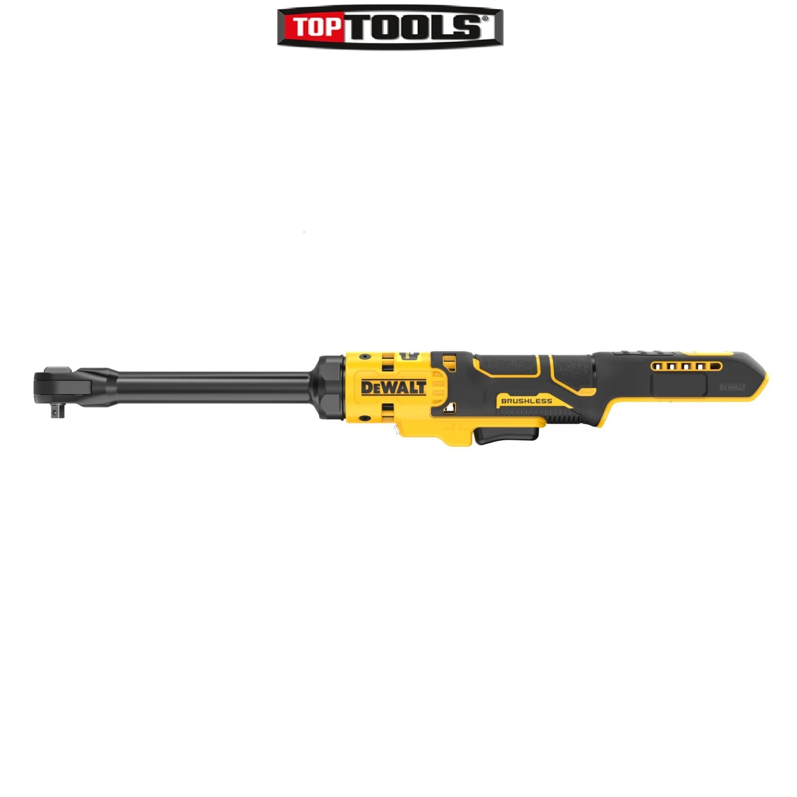DeWalt DCF514EN 18V XR Brushless 1/4'' Extended Open Head Ratchet Bare Unit