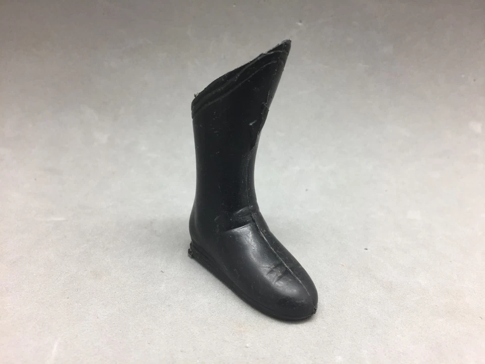 Vintage Captain Action Accessory Single Boot Black Ideal Toys 1960s Replacement - Image 2 of 4