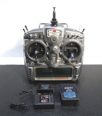 JR PCM9XII 9-channel 72MHz Transmitter, Receiver, Synthesizer Module ...