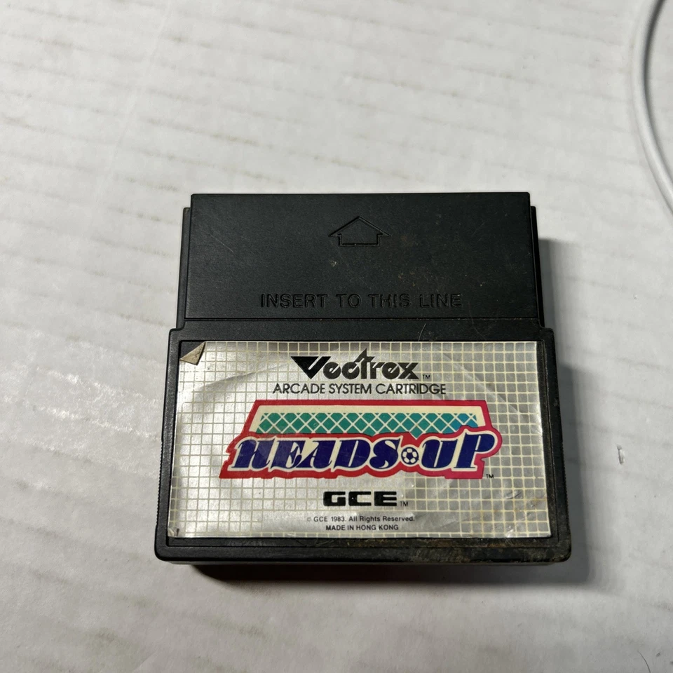 Heads-Up Action Soccer (Vectrex) Sport Video Game Game Vintage Rare - Image 2 of 4