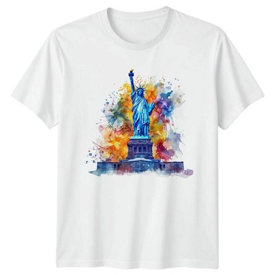 Freiheitsstatue New York City Landmark Herren T-Shirt Damen Grafik Tee