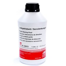 8972 Hydraulic Oil Fluid 1 Litre x2 Yellow Power Steering Lubricant By Febi