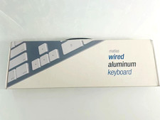 Matias FK318S Wired Aluminum Keyboard for iMac Desktop Workstation PC Silver