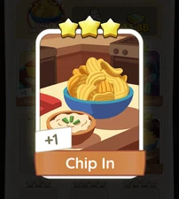 Monopoly Go _ Chip In _ 3 stars ⭐ Sticker