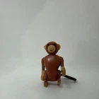 Vintage Fisher Price Little People Monkey #991 Circus Train Figure Toy