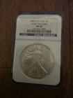 2008-W Burnished American Silver Eagle NGC MS69 Early Releases