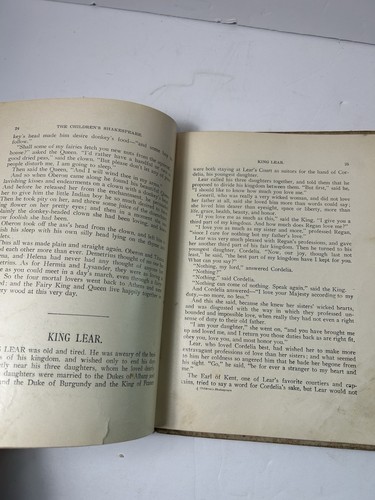 The Childrens Shakespeare Hardcover Book Nesbit Antique 1900 Illustrated - Picture 6 of 8