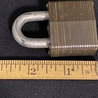 Vintage Master Lock Padlock #4 Brass With 2 Keys 0465 — photo 3