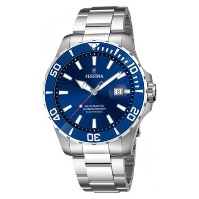 Festina Diver Automatic F20531/3   Herrenuhr, sportlich-elegant, 44 mm  Garantie