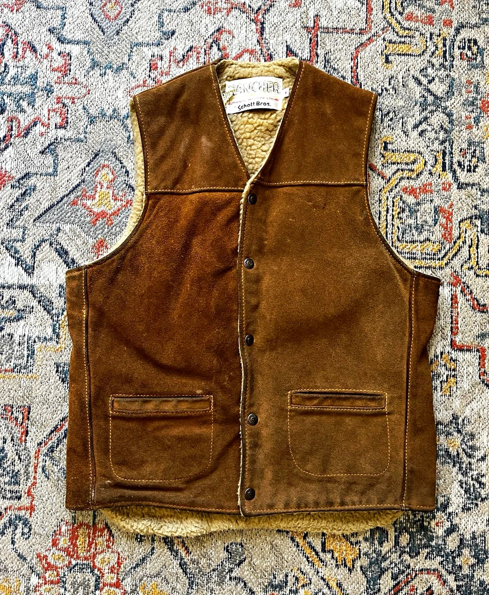 Suede Vintage Vests for Men for sale | eBay