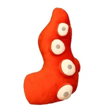 Octopus Tentacles Plush Pillow, Tentacles Stuffed Animal, 21.6"*11.8" Red-strip
