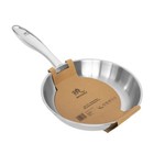 Shiori Edelstahl 304 Bratpfanne unbeschichtet Induktion 20 cm