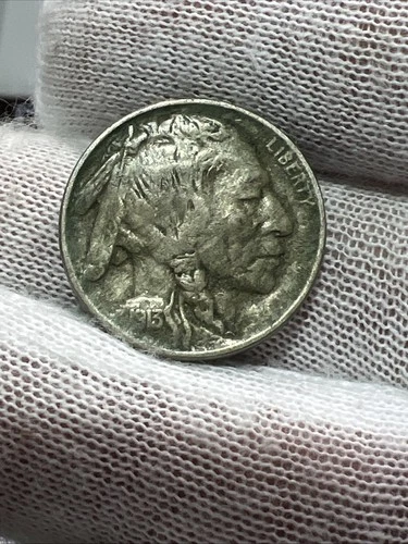 1913 Type 2  Full Horn Higher Grade Buffalo Nickel -  Better Date US Coin!