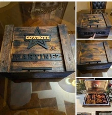 Handcrafted Cedar Wood Bbq Warmer Box