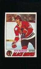 1977-78 Topps #89 Keith Magnuson * Defense * Chicago Black Hawks * NM *