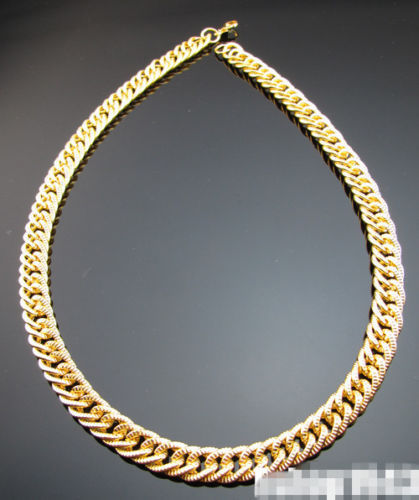 Gold Plated/Silver Plated Necklace & Bracelet 2 Pieces Set - Picture 3 of 7