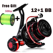 Spinning Fishing Reel High Strength Aluminum Spool Max Drag 16kg Fishing Line