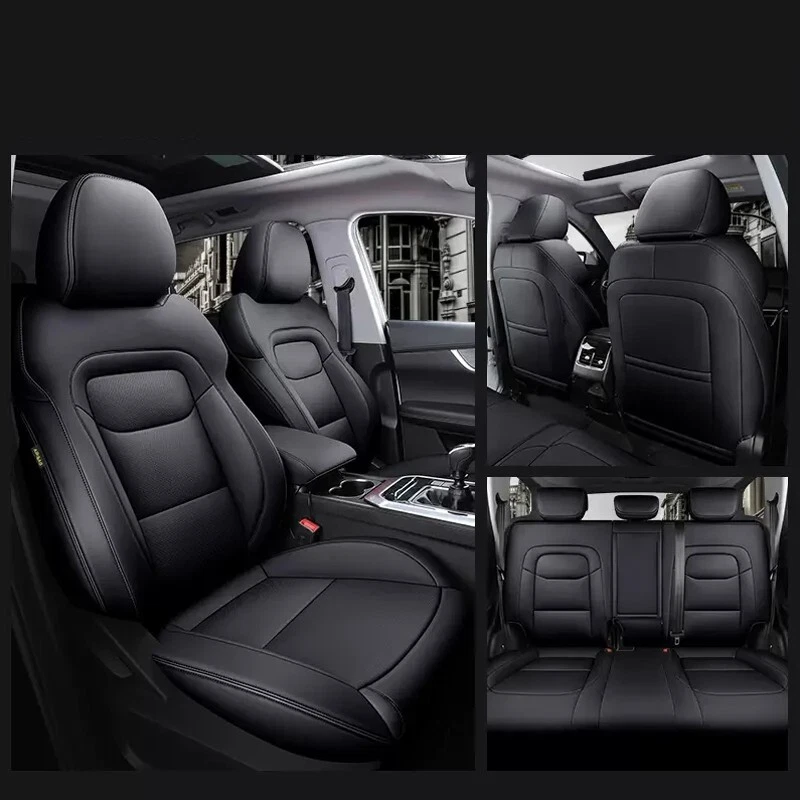 ДЛЯ 2010-2024 VOLVO XC60 MOTOPTES ЗАКАЗНОЕ АВТОМОБИЛЬНОЕ СИДЕНЬЕ КОЖАНЫЙ ЧЕХОЛ ПРОЧНЫЙ ПОЛНЫЙ КОМПЛЕКТ - Изображение 3 из 4