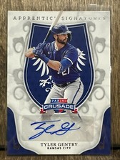2024 Panini Crusade #AS-TGT Tyler Gentry Apprentice Signatures RC Royals