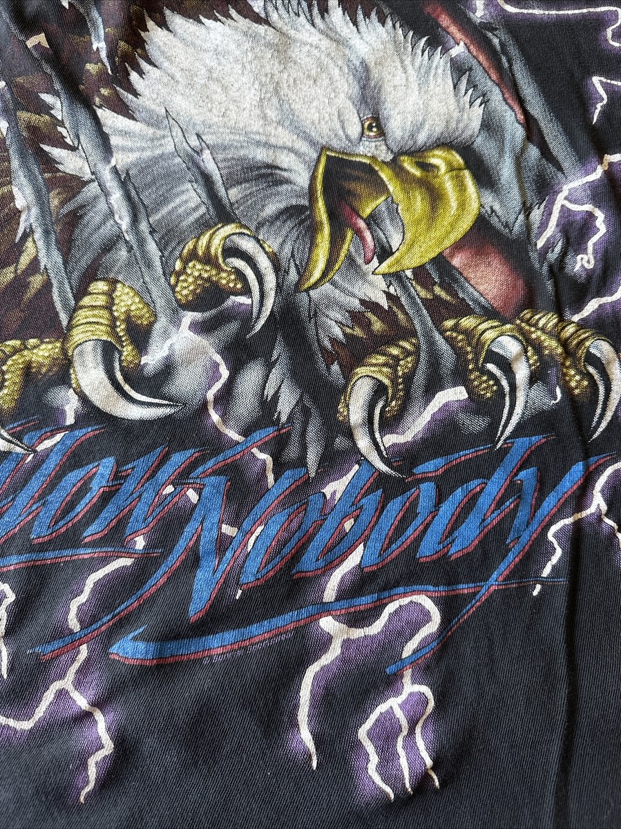 VTG American Thunder Shirt, Men's Large All Over Print