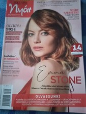 Emma Stone,Marilyn Monroe,Cindy Crawford,Katherine Hepburn, Hungarian magazine 