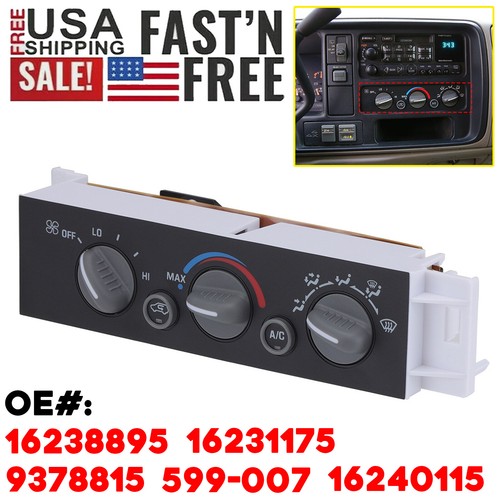 Climate Control A/C Heater For 96-02 Chevy Truck Silverado Suburban Yukon Tahoe