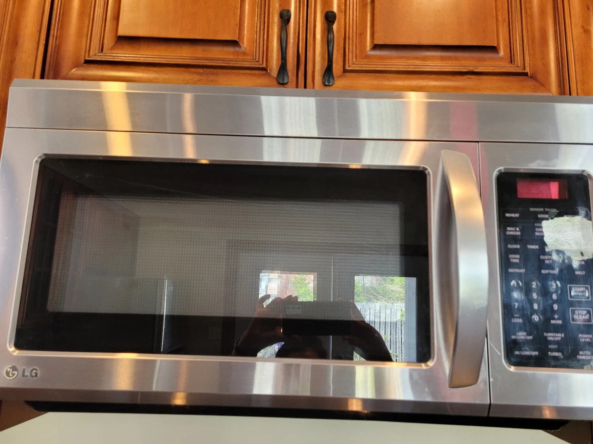 LG - 1.7 Cu. ft. Over-the-range Microwave - Stainless Steel