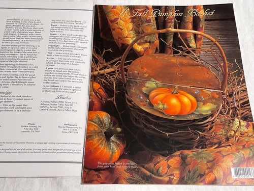 Jo Avis Moore Collectibles Vol 5 Tole Painting Ornament Plate Fall Harvest Straw - Bild 5 von 18