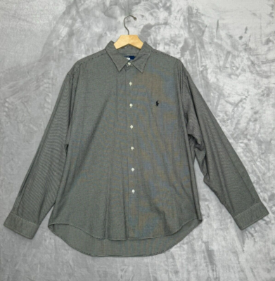 Vintage Polo Ralph Lauren Marlowe Mens XL Black White Vintage Polo Ralph Lauren Marlowe Mens XL Black White
