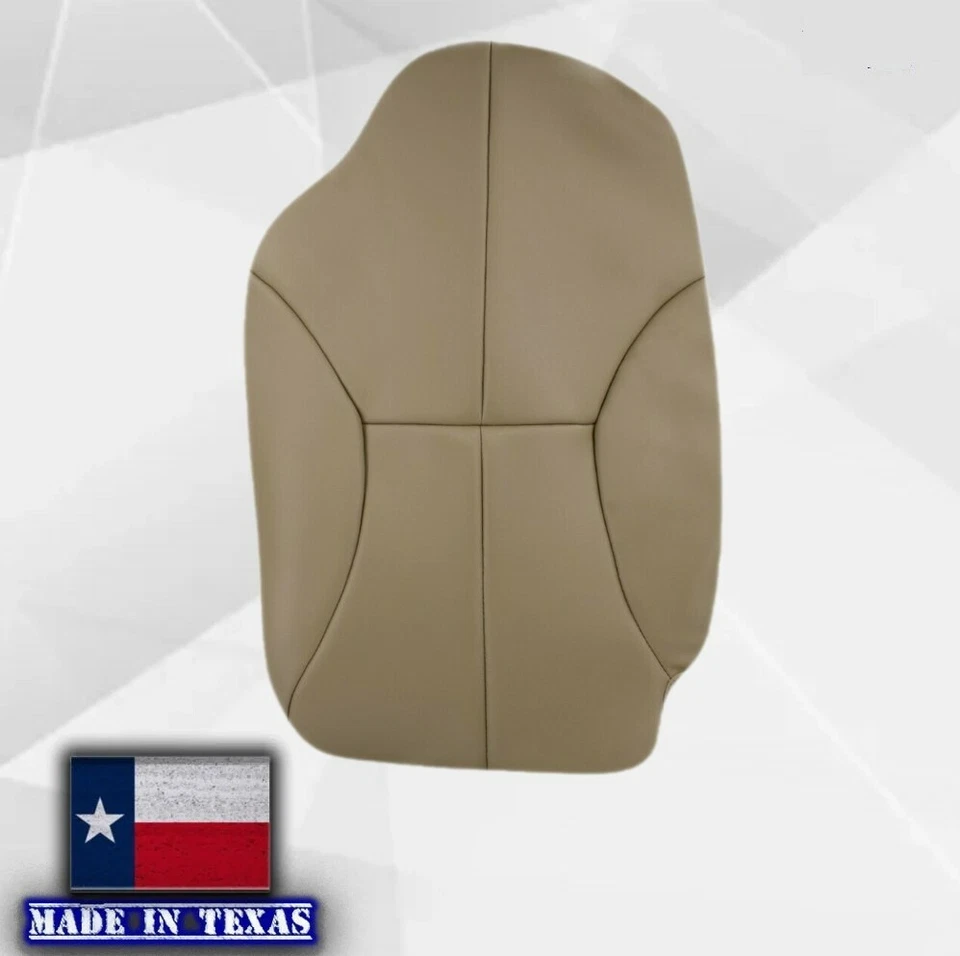 For 1998 1999 2000 2001 2002 Dodge Ram Front Synthetic Leather Seat Covers Tan - Image 4 of 4