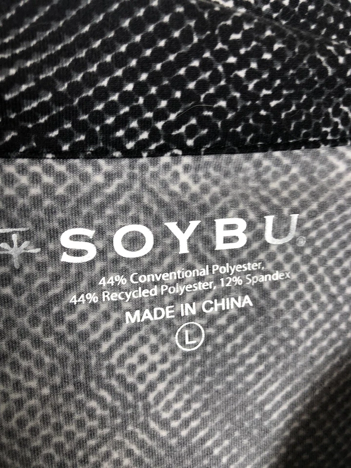 Blusa de ioga nova com etiquetas Soybu 1/2 zíper jacinda malha elástica corrida tamanho G3 - Imagem 4 de 4