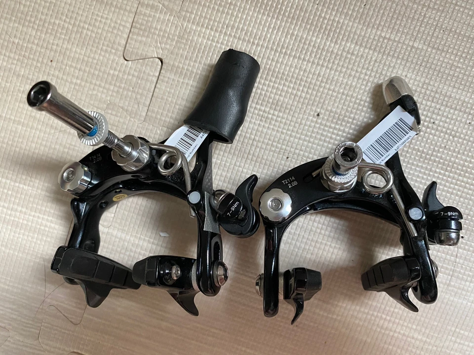 FSA GOSSAMER PRO 公路自行车计算器 Brakeset RIM Break 全新(一对) — 第 3/4 张图片